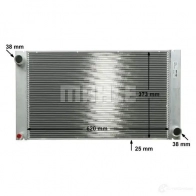 Радиатор охлаждения двигателя MAHLE ORIGINAL 1437580692 CR 578 000P 9UIK 6 - Изображение 4