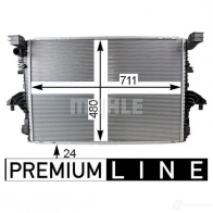Радиатор охлаждения двигателя MAHLE ORIGINAL CR 805 000P 1437580696 K S5QID - Изображение 2