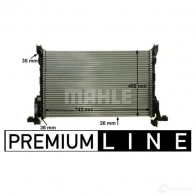 Радиатор охлаждения двигателя MAHLE ORIGINAL MYW7 0AP CR 85 000P 1437580891 - Изображение 2