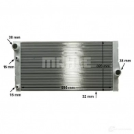 Радиатор охлаждения двигателя MAHLE ORIGINAL CR 1147 000P 1437580938 PSOO 9V - Изображение 7