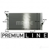 Радиатор охлаждения двигателя MAHLE ORIGINAL CR 1147 000P 1437580938 PSOO 9V - Изображение 8