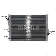 Радиатор охлаждения двигателя MAHLE ORIGINAL 1437581486 HNE4A CF CR 1049 000S - Изображение 9