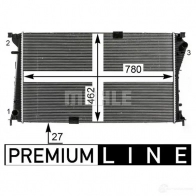 Радиатор охлаждения двигателя MAHLE ORIGINAL JJ BTQ CR 19 000P 1437581282 - Изображение 4