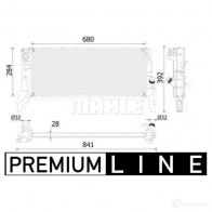 Радиатор охлаждения двигателя MAHLE ORIGINAL QOUP MV CR 2313 000P 1437581107 - Изображение 2