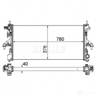 Радиатор охлаждения двигателя MAHLE ORIGINAL CR 1034 000P DD0GJA N 1437575175 - Изображение 4
