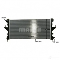 Радиатор охлаждения двигателя MAHLE ORIGINAL CR 1034 000P DD0GJA N 1437575175 - Изображение 7