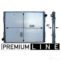 Радиатор охлаждения двигателя MAHLE ORIGINAL CR 916 000P VU 3820G 1437636561 - Изображение 2