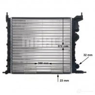 Радиатор охлаждения двигателя MAHLE ORIGINAL 1437584281 Z4PKK DE CR 488 000S - Изображение 8