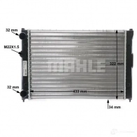 Радиатор охлаждения двигателя MAHLE ORIGINAL GZHPY XX CR 272 000S 1437584282 - Изображение 8