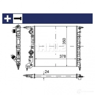 Радиатор охлаждения двигателя MAHLE ORIGINAL CR 615 000S 30G0 WA5 1437584479 - Изображение 9