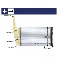 Радиатор охлаждения двигателя MAHLE ORIGINAL 1437584585 CR 346 000S BMZ T5DO - Изображение 9