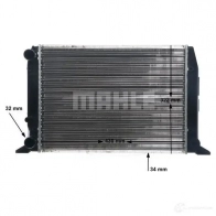 Радиатор охлаждения двигателя MAHLE ORIGINAL 1437574159 B0M5 US CR 412 000S - Изображение 8