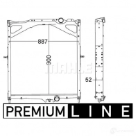 Радиатор охлаждения двигателя MAHLE ORIGINAL F4KR F 1437637063 CR 1556 000P - Изображение 2