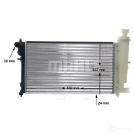 Радиатор охлаждения двигателя MAHLE ORIGINAL 1437584988 YMLF AM CR 467 000S - Изображение 8