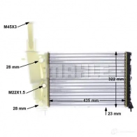 Радиатор охлаждения двигателя MAHLE ORIGINAL CR 351 000S VWF2 A 1437584848 - Изображение 8