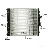 Радиатор охлаждения двигателя MAHLE ORIGINAL I M3ZTXZ CR 611 000S 1437636749 - Изображение 7