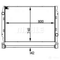 Радиатор охлаждения двигателя MAHLE ORIGINAL G0TPYS R CR 719 001P 1437637034 - Изображение 1