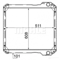 Радиатор охлаждения двигателя MAHLE ORIGINAL FR TF0F0 1437637048 CR 890 000S - Изображение 4