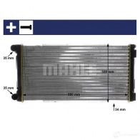 Радиатор охлаждения двигателя MAHLE ORIGINAL CR 1109 000S 1437587793 SSMJ MDI - Изображение 9
