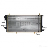Радиатор охлаждения двигателя MAHLE ORIGINAL 1437587910 WO5 5Q6 CR 431 000S - Изображение 9
