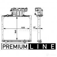 Радиатор охлаждения двигателя MAHLE ORIGINAL 87N K6V 1437581988 CR 770 000P - Изображение 2