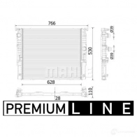 Радиатор охлаждения двигателя MAHLE ORIGINAL CR 938 000P 1437573959 L8PZ3 A - Изображение 2