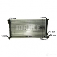 Радиатор охлаждения двигателя MAHLE ORIGINAL O0G RH CR 433 000P 1437588096 - Изображение 7
