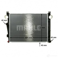 Радиатор охлаждения двигателя MAHLE ORIGINAL 1437574667 CR 226 000P JRG SIU - Изображение 7