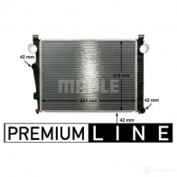 Радиатор охлаждения двигателя MAHLE ORIGINAL 1437574667 CR 226 000P JRG SIU - Изображение 8