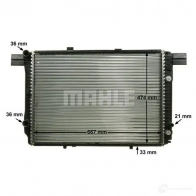 Радиатор охлаждения двигателя MAHLE ORIGINAL cr240000p FL CIF 1437574264 - Изображение 6