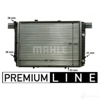 Радиатор охлаждения двигателя MAHLE ORIGINAL cr240000p FL CIF 1437574264 - Изображение 7