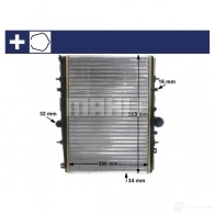 Радиатор охлаждения двигателя MAHLE ORIGINAL 1437587704 3FXX4X R CR 590 000S - Изображение 10