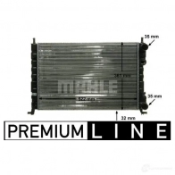 Радиатор охлаждения двигателя MAHLE ORIGINAL CR 130 000P 1437587848 FDCTA D - Изображение 8