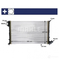 Радиатор охлаждения двигателя MAHLE ORIGINAL CR 593 000S 3S QVS6 1437587706 - Изображение 10