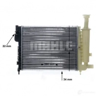 Радиатор охлаждения двигателя MAHLE ORIGINAL CR 491 000S Z9DP MO 1437587720 - Изображение 9