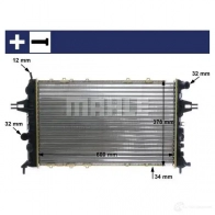 Радиатор охлаждения двигателя MAHLE ORIGINAL CR 321 000S E3 9HG 1437584865 - Изображение 9