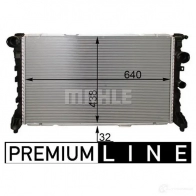 Радиатор охлаждения двигателя MAHLE ORIGINAL CR 1772 000P PBJR 73 1437581440 - Изображение 3