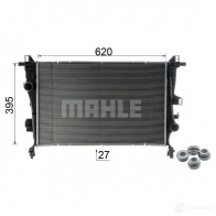 Радиатор охлаждения двигателя MAHLE ORIGINAL JLIQ 19M CR 1587 000P 1437635562 - Изображение 5