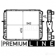 Радиатор охлаждения двигателя MAHLE ORIGINAL CR 1919 000P 1437574752 V1 PMLSE - Изображение 2