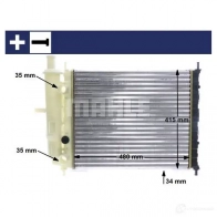 Радиатор охлаждения двигателя MAHLE ORIGINAL I0XR H CR 599 000S 1437584869 - Изображение 10