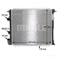 Радиатор охлаждения двигателя MAHLE ORIGINAL CR 451 000S 1437584563 M DQO1 - Изображение 9