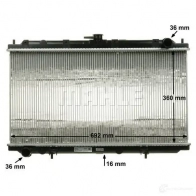Радиатор охлаждения двигателя MAHLE ORIGINAL CR 545 000S 1437584799 D4LH 0YX - Изображение 6