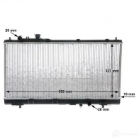 Радиатор охлаждения двигателя MAHLE ORIGINAL 1437584803 cr1472000s 1 UXRW - Изображение 9