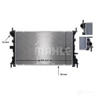Радиатор охлаждения двигателя MAHLE ORIGINAL CR 628 000S 65 BVNHR 1437584552 - Изображение 12