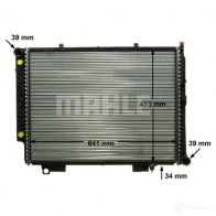Радиатор охлаждения двигателя MAHLE ORIGINAL 1437574846 CR 316 000P 2L BOO6G - Изображение 7