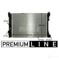 Радиатор охлаждения двигателя MAHLE ORIGINAL CR 988 000P G UDL9F 1437580876 - Изображение 8
