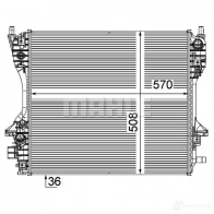 Радиатор охлаждения двигателя MAHLE ORIGINAL cr1200000p 1437574845 P QVNW - Изображение 4