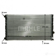 Радиатор охлаждения двигателя MAHLE ORIGINAL cr373000p C9IR4 1 1437584429 - Изображение 7