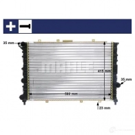 Радиатор охлаждения двигателя MAHLE ORIGINAL 87 RWK 1437584551 CR 520 000S - Изображение 10
