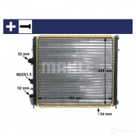 Радиатор охлаждения двигателя MAHLE ORIGINAL 4T P7J CR 1502 000S 1437584811 - Изображение 10